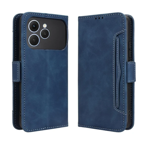 Leather Case Phone Wallet Cover with Multiple Card Slots — Basic Cases, Smartwatch 2025