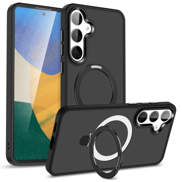 Magnetic Ring Stand Protective Phone Case — Phone Accessories, Smartwatch 2025