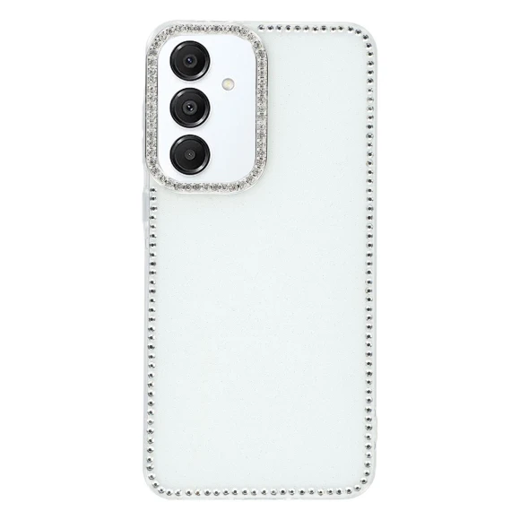 Rhinestone Edge Glitter Back Phone Cover, Smartwatch 2025