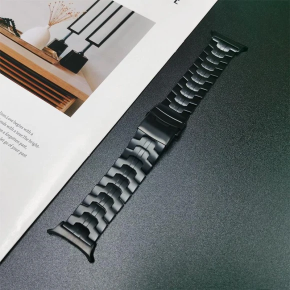 Titanium Alloy Strap with Safety Buckle — Smartwatches, Smartwatch 2025