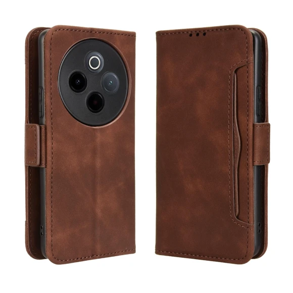 Leather Case Phone Wallet Cover with Multiple Card Slots, Smartwatch 2025