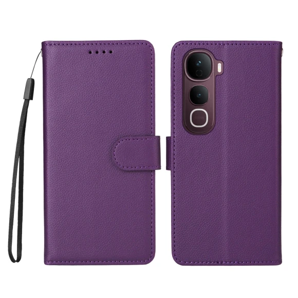 RFID Blocking 3 Card Slots PU Leather Phone Cover with Wrist Strap, Smartwatch 2025
