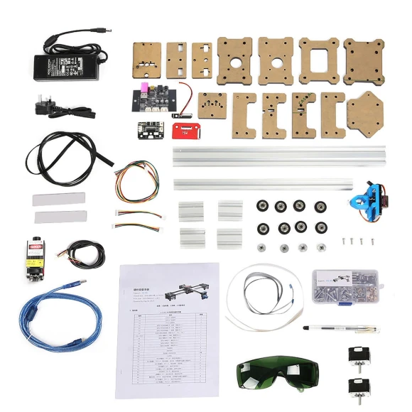 2-Axis CNC XY Plotter with 0.5W Laser, Cmperipheral