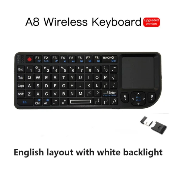 Mini Keyboard with Touchpad — Bluetooth Keyboard, Kebidumei