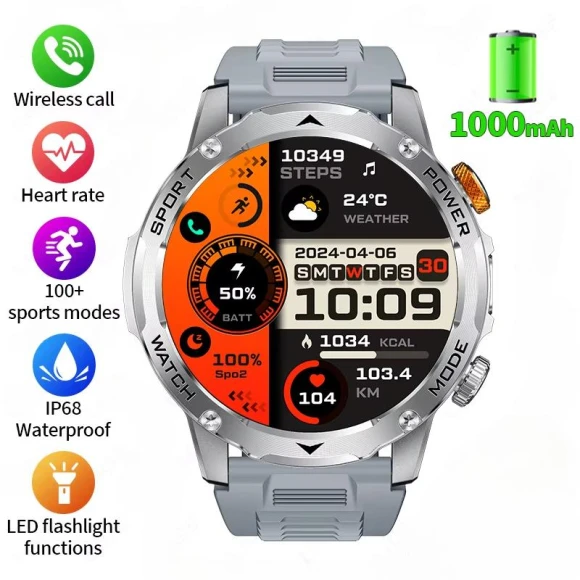 Smart Watch with Large Screen and High Capacity Battery — Smart Watch, ElectronicsHome