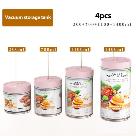 Electric Vacuum Glass Container Smart Tank — Jars & Canisters, Versatile Home Furnishing