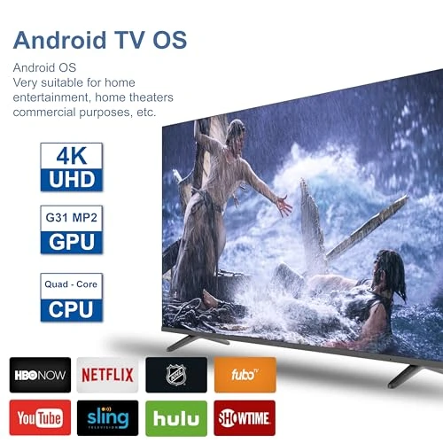 Android TV Box with 4GB RAM and 32GB Storage — Smart TV, RINGREAT