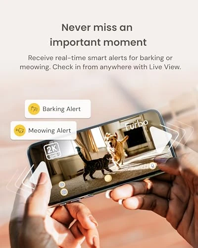Mini 360° 2K QHD Pet Camera with Rotating Treat Dispenser — Automatic Pet Feeder, Furbo