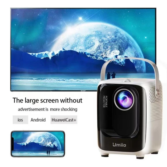 4K UHD Smart Mini Portable Projector — Home Theater Projectors, StrideBox