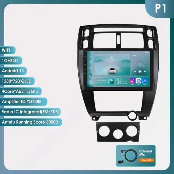 Android Car Multimedia System with GPS Navigation — Car Infotainment System, Hizpo