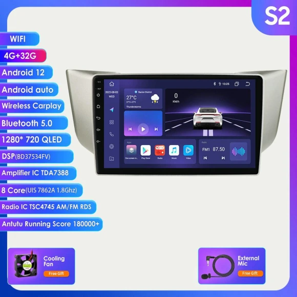 Android Car Multimedia Video Player with Navigation — Car Infotainment System, Hizpo