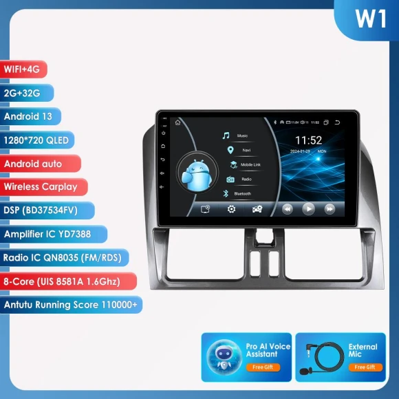 Car Multimedia Head Unit — Car Infotainment System, OSSURET