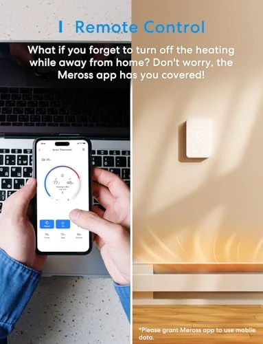 Smart Thermostat for Electric Baseboard Heater — Smart Thermostat, meross
