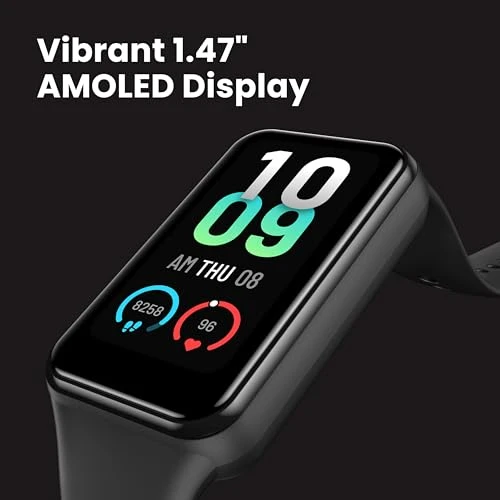 Fitness and Activity Tracker with Heart Rate, SpO2, Sleep Analysis, Alexa Built-In, 18-Day Battery — Smart Watch, Amazfit