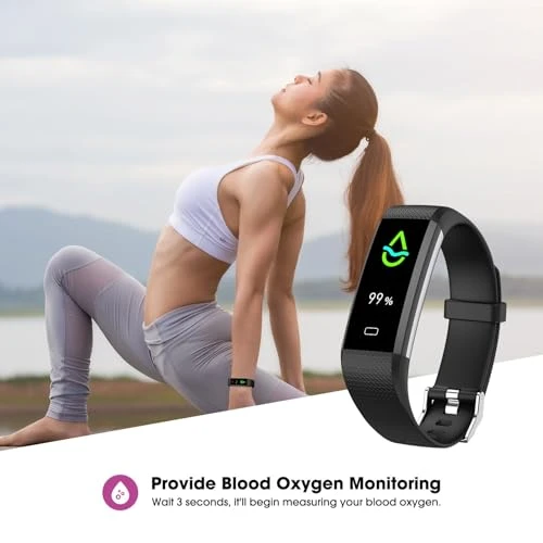 Fitness Tracker with Heart Rate and Blood Oxygen Monitor — Fitness Tracker, EURANS