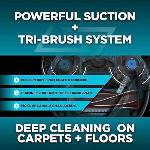 Robot Vacuum, Wi-Fi Connected, Multi-Surface Cleaning — Robot Vacuum, Shark