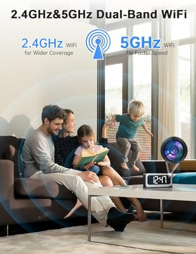 Smart Clock Camera — Baby Monitor, JUFLSKY