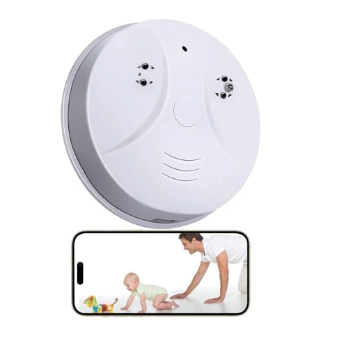 Wireless Security Camera with Smoke Detector Design — Security Camera, YUSYING
