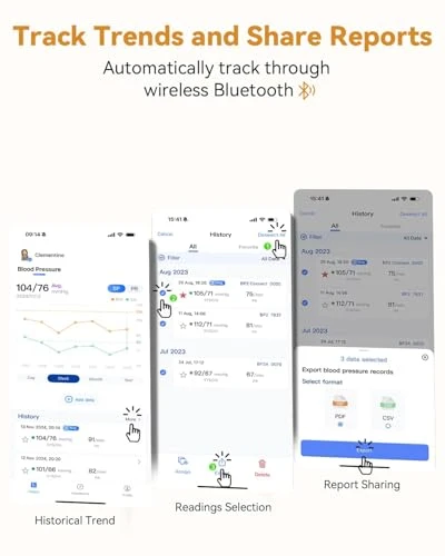 Bluetooth Blood Pressure Monitor for Home Use — Blood Pressure Monitor, Checkme