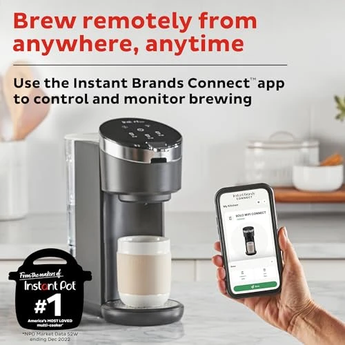 Single Serve Coffee Maker with WiFi — Coffee Maker, Instant