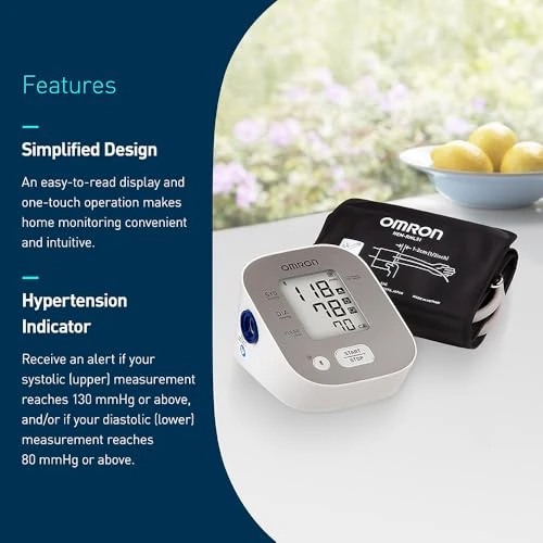 Upper Arm Blood Pressure Monitor — Blood Pressure Monitor, Omron
