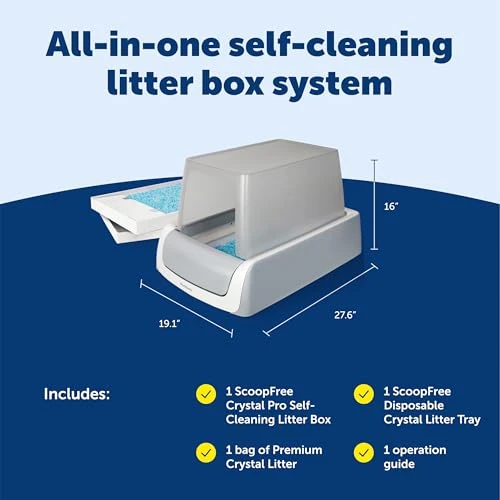 Self-Cleaning Automatic Litter Box with Top-Entry and Motion-Sensing — Self-Cleaning Litter Box, PetSafe