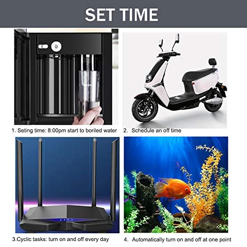 WiFi Smart Power Strip Surge Protector Extension Cord with 4 AC Outlets and 4 USB Ports — Smart Plug, Jinvoo