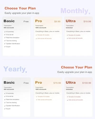 OpenNote AI Voice Recorder – Open Ear Headphones — Translator Device, VIAIM