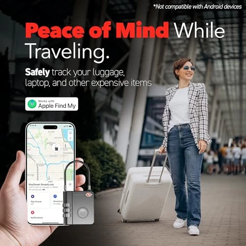 Smart Tracking Luggage Locks — Smart Luggage, KeySmart