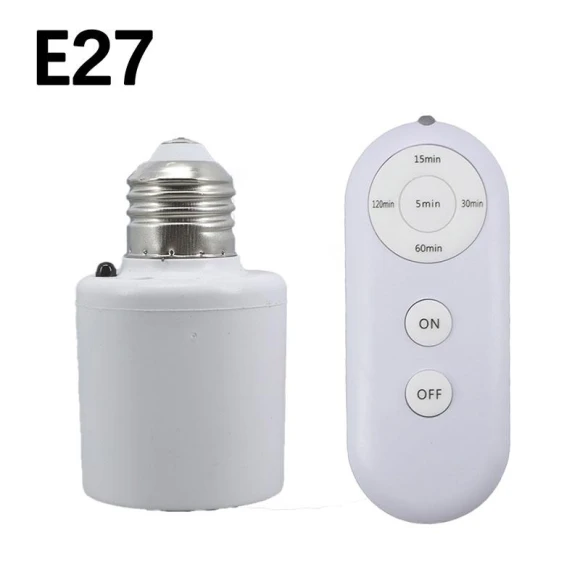 Smart Bulb Holder with Remote Control — Light Sockets, XHJ12