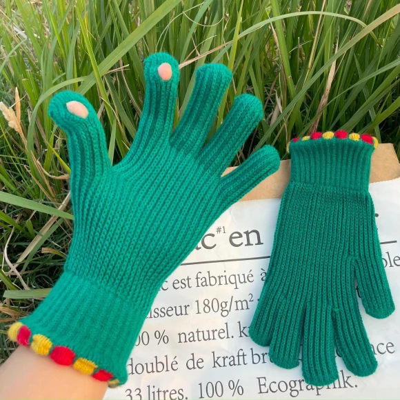 Winter Knitted Gloves for Women — Arm Warmers, Refreshing Home