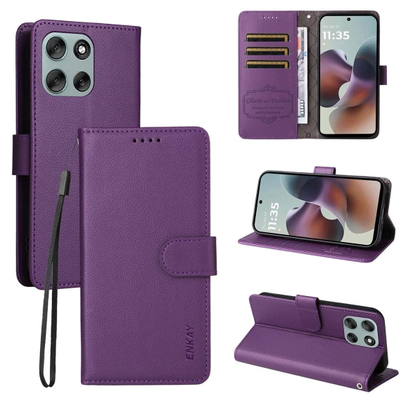 Wallet Case with Strap RFID Blocking Leather Stand Phone Cover, Smartwatch 2025