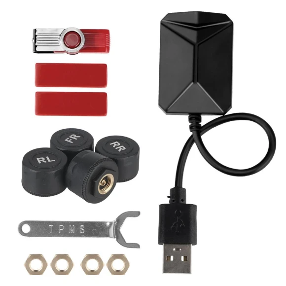Wireless TPMS with 4 Sensors — TPMS Sensor Replacements, LEEPEE Automotive Parts