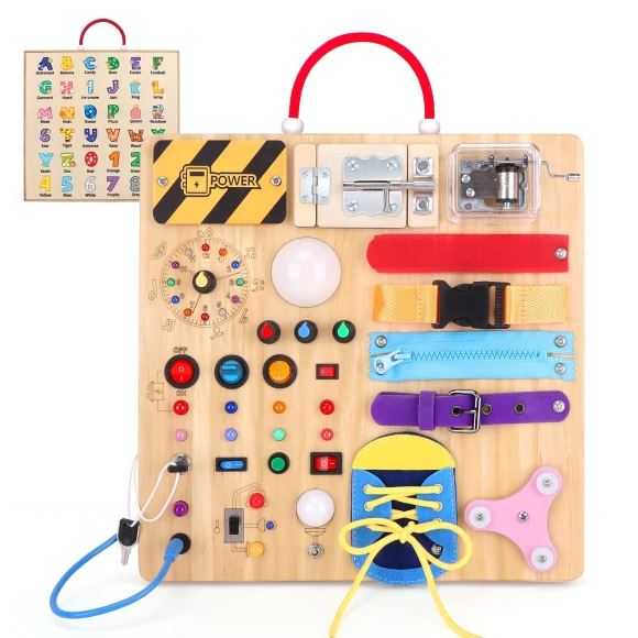 Busy Board Montessori Toy, LTONLINE