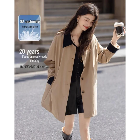 Women's Winter Smart Warm 90 Duck Down Windbreaker Jacket — Heated Jacket, Demana