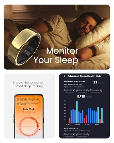 Titanium Unisex Smart Ring — Smart Rings, aabo