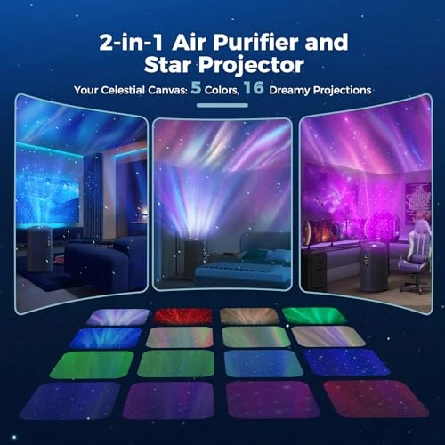 Air Purifier with Star Projector — Air Purifier, AROEVE