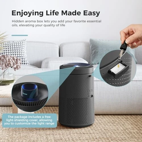 Air Purifier with Star Projector — Air Purifier, AROEVE