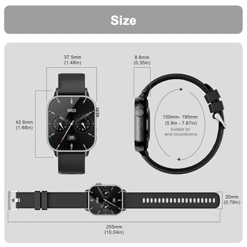 Smart Watch with AMOLED Display, Fitness Tracker, and Bluetooth Calling — Smart Watch, MFVLP