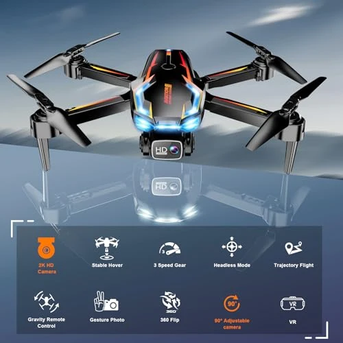 FPV Drone with 2K HD Camera, Loiley