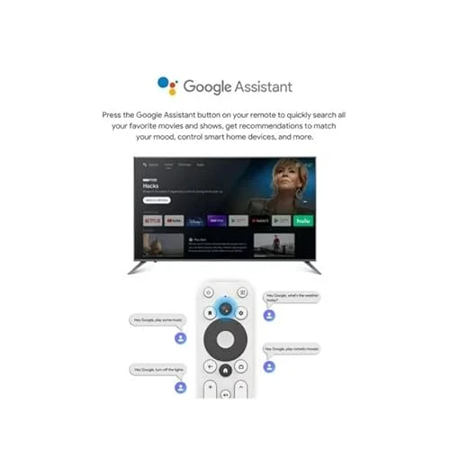 Android TV 4K UHD Streaming Device with Voice Remote Control — Smart TV, Onn