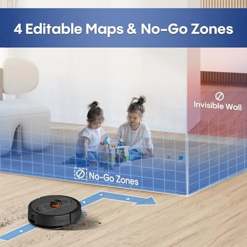 Self-Emptying Robot Vacuum and Mop with LiDAR Navigation — Robot Vacuum, eitton