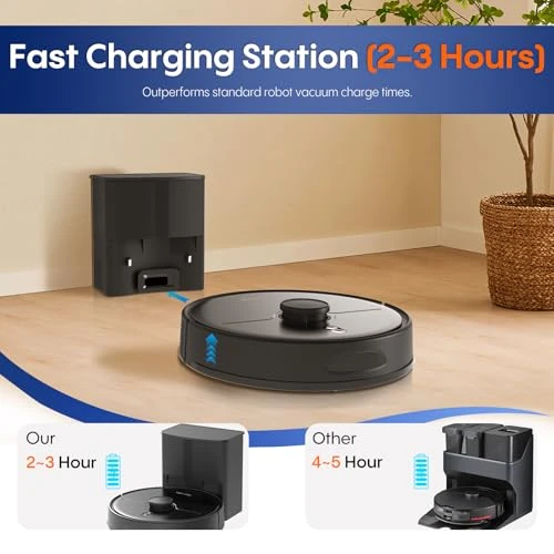 Self-Emptying Robot Vacuum and Mop — Robot Vacuum, eitton