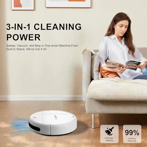 Vacuum and Mop Combo — Robot Vacuum, Generic