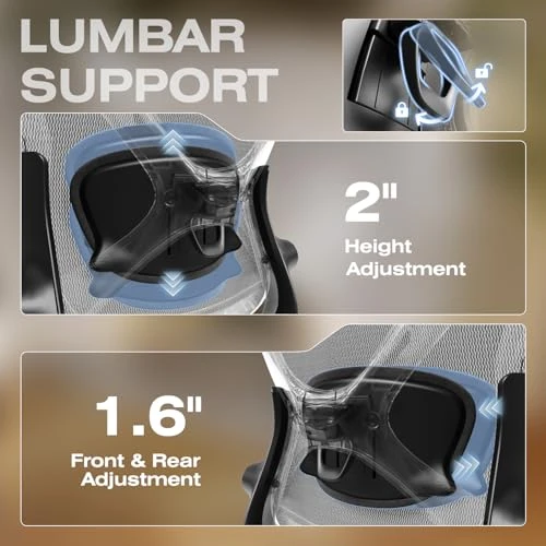 Ergonomic Mesh Office Chair with Footrest — Smart Chairs, ELABEST