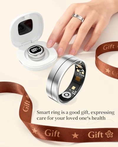 Fitness Health Tracker Ring — Smart Ring, Fvtga
