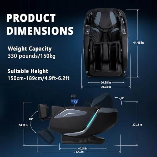 Full Body Zero Gravity Recliner — Massage Chairs, HealthRelife