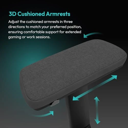 Gaming Chair with Automatic Lumbar Support — Ergonomic Chair, ThunderX3