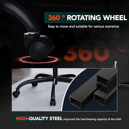 Gaming Chair with Massage, Ergonomic Office Desk Chair, Adjustable Lumbar Support & Headrest, Computer Task Chair, 360°... — Smart Chairs, BestOffice