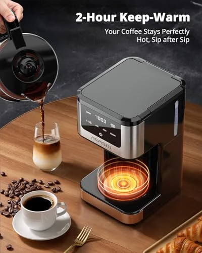 Programmable Drip Coffee Maker — Coffee Maker, AIRMSEN